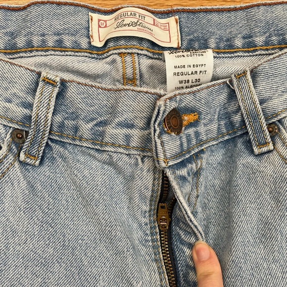 Levi Strauss Signature - Light Wash Jeans 38 x 30 Regular Fit - Picture 13 of 13